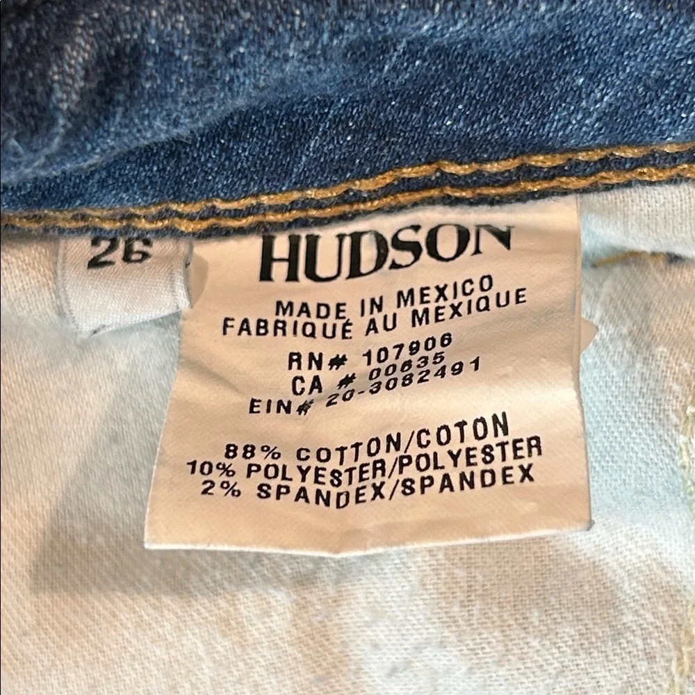 Hudson Collin Flap skinny fit jeans size 26